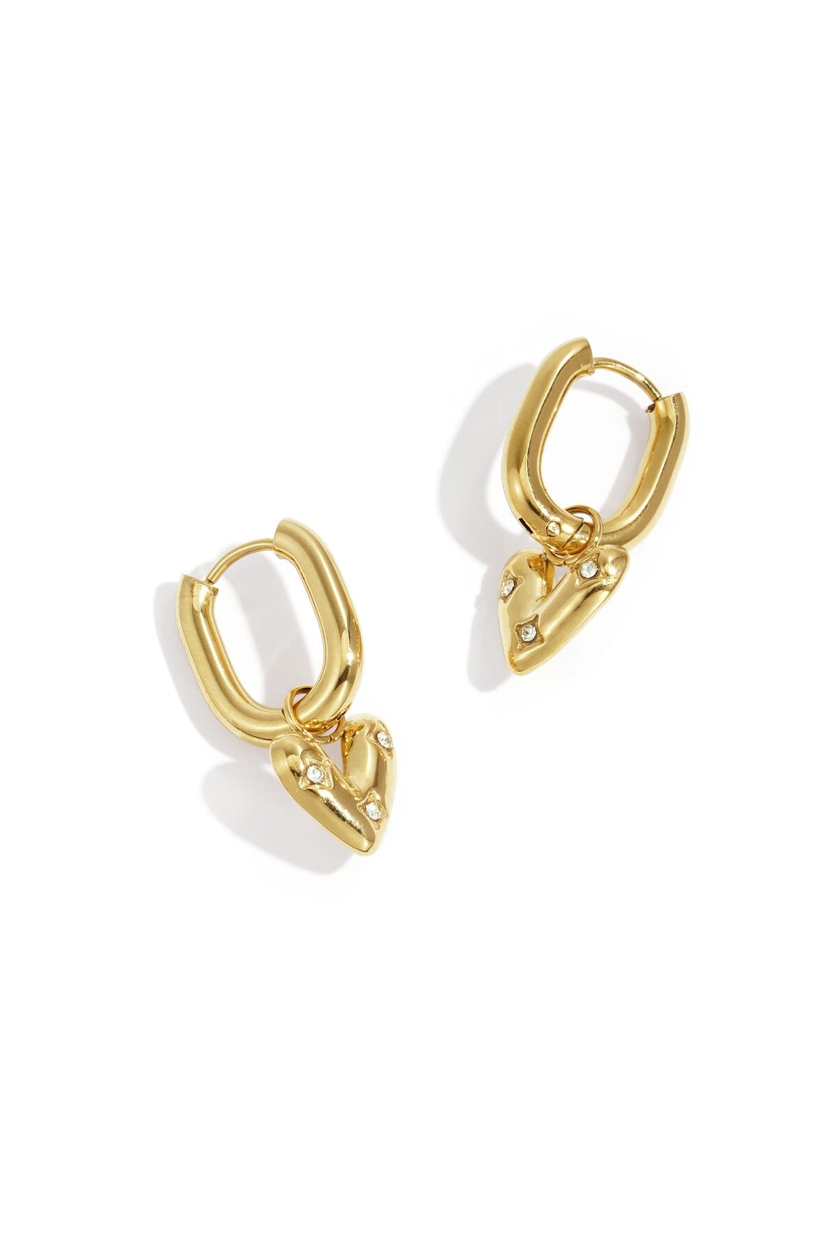 Amora Heart Hoops