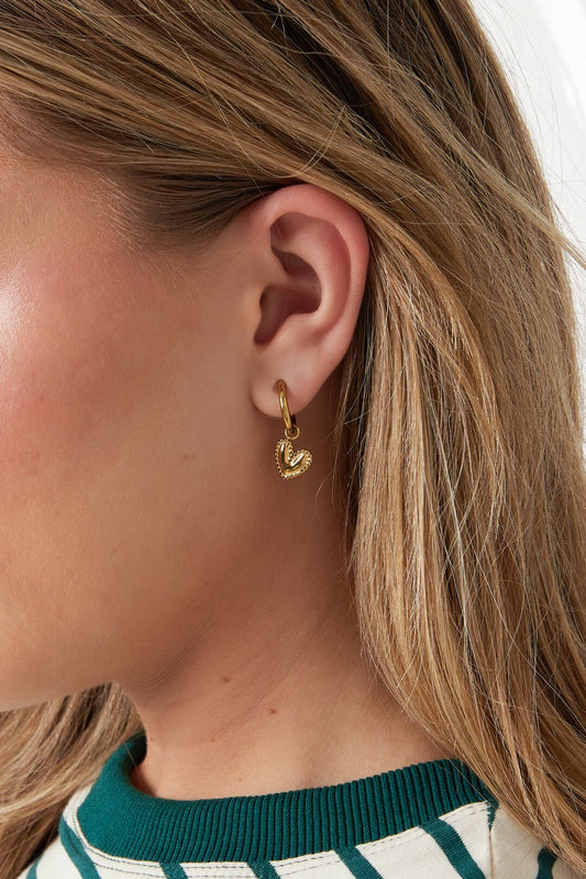 Aurea Heart Hoops